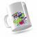 CANECA DE CERÂMICA SIMPLES 325ML COM DTF UV BRANCA