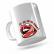 CANECA DE CERÂMICA SIMPLES 325ML COM DTF UV BRANCA