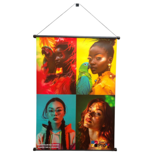 BANNERS, FAIXAS MATTE 108G METRO QUADRADO Papel Matte 108g METRO QUADRADO 4x0 Tinta Pigmentada Sem acabamento - Uso interno