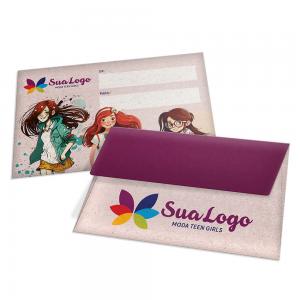 ENVELOPES PERSONALIZADO RECICLATO MINI 122X77MM Reciclato 90g 122X77MM 4x0 Sem verniz Envelope mini - 10 à 1.000 Unidades