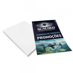 Flyers / Folhetos Couchê 115g 10x14cm 4x0 Sem verniz  - 200 Unidades